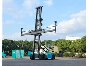 科尼E-ACE電動(dòng)空箱堆高機(jī)在上海隆重發(fā)布！